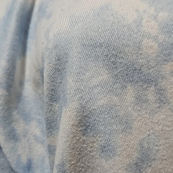 April Kiss Long Sleeve Light Blue Sky Tye-Dye Blouse - Picture 6 of 6